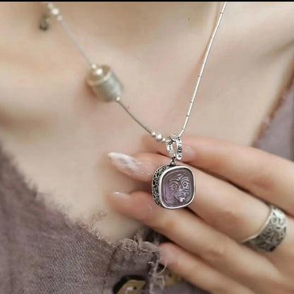 Crystal Pendant Necklace - Brings Luck