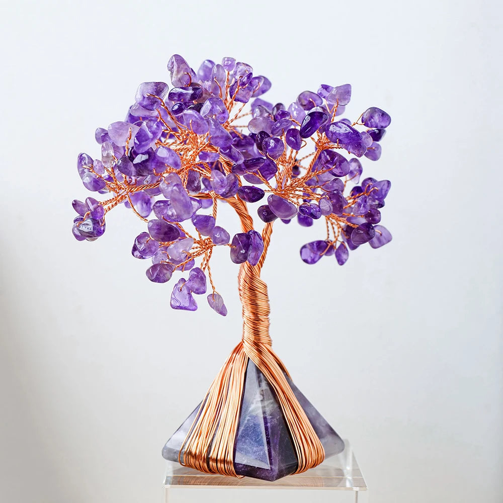 Natural Rose Quartz Money Tree