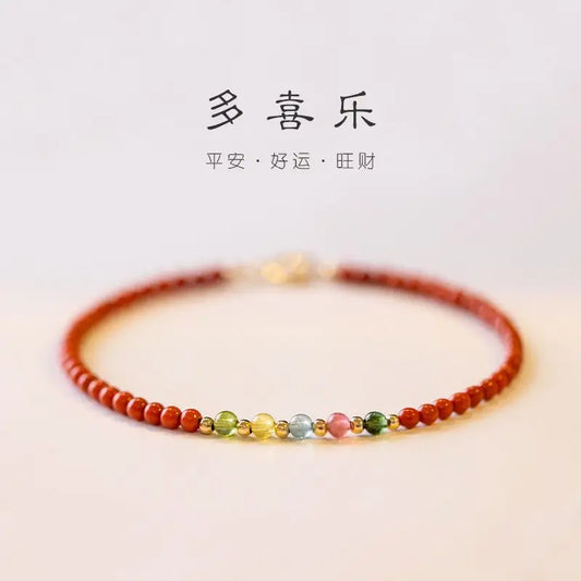 Red agate fortune red bracelet