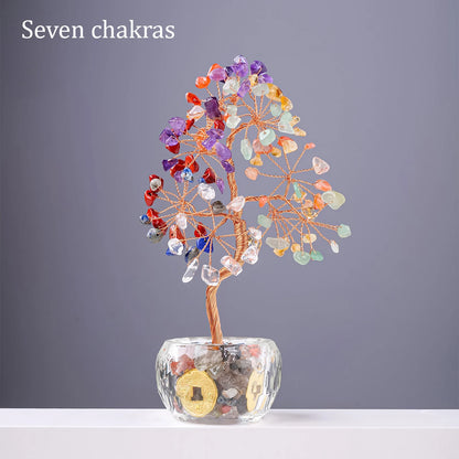 7 Chakra Healing Crystal Money Tree
