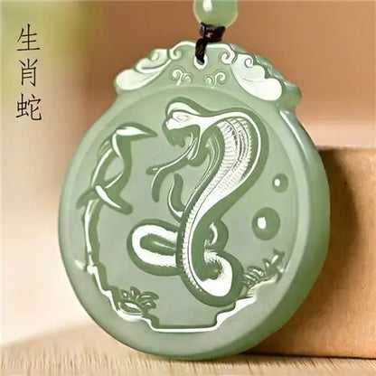 Twelve Chinese Zodiac Jade Pendants