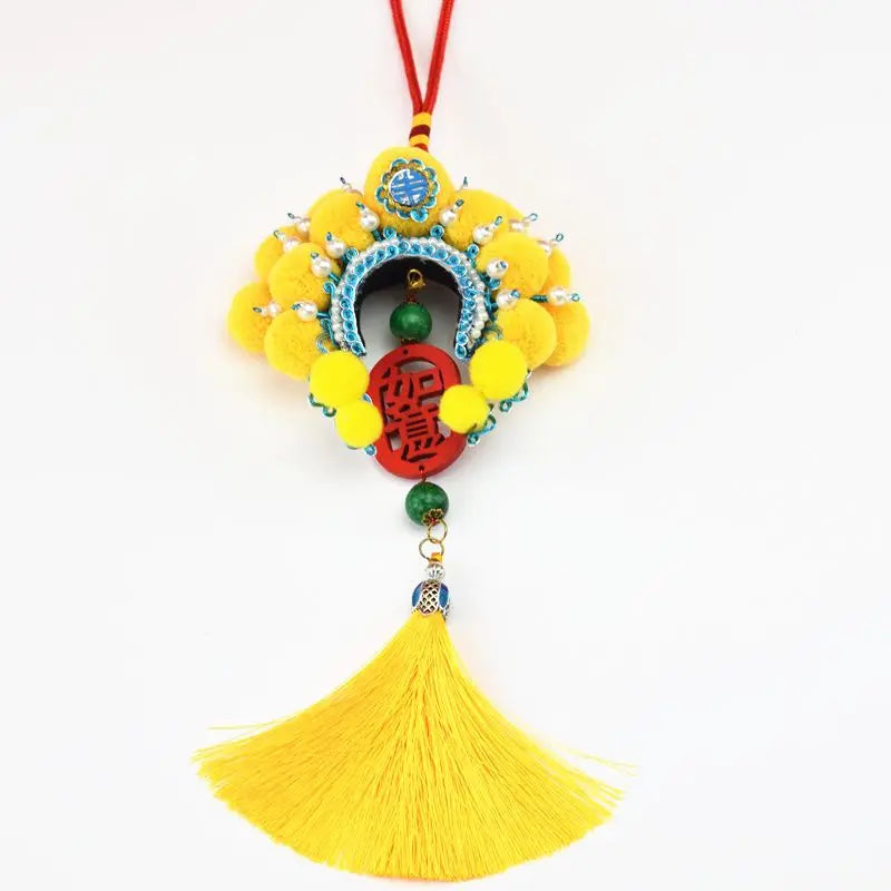 Beijing opera headdresses and traditional handicrafts