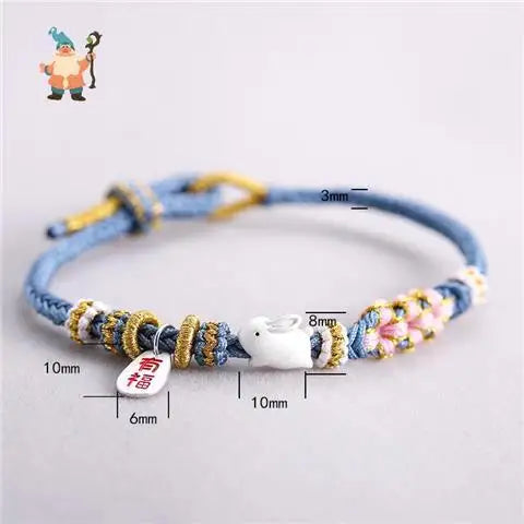 Chinese Zodiac Braided Bracelet - Attract Wealth and Luck