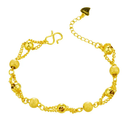 Gold women's bracelet