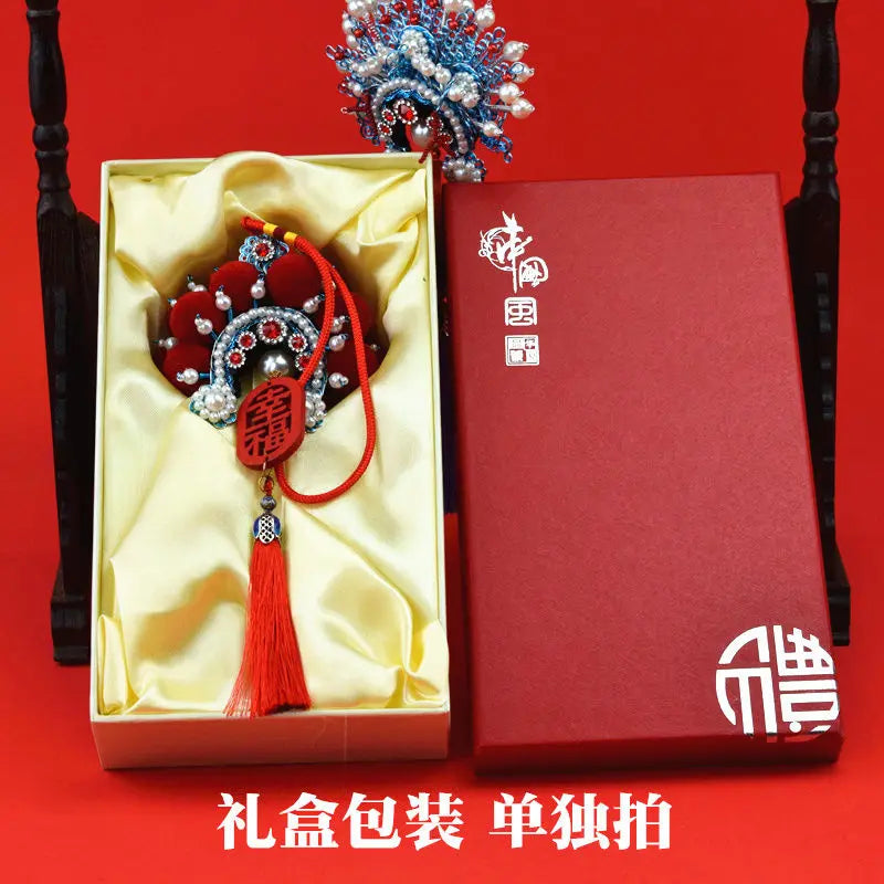 Beijing opera headdresses and traditional handicrafts