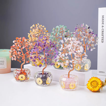 7 Chakra Healing Crystal Money Tree