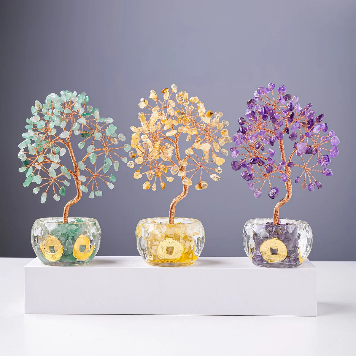 7 Chakra Healing Crystal Money Tree