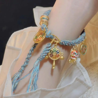 Tibetan braided bracelet