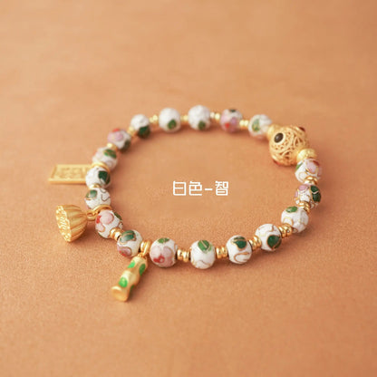 Forbidden City Cloisonné Ceramic Bracelet