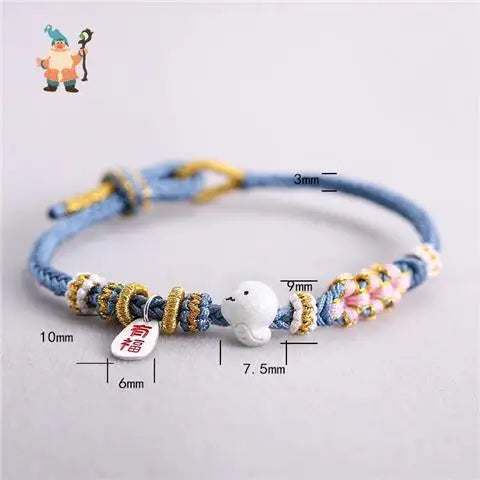 Chinese Zodiac Braided Bracelet - Attract Wealth and Luck