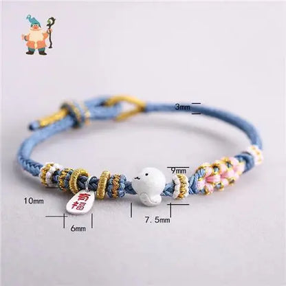 Chinese Zodiac Braided Bracelet - Attract Wealth and Luck