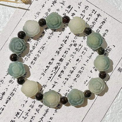 Peach Blossom Koi Bodhi Bracelet