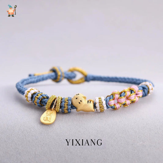 Chinese Zodiac Braided Bracelet - Attract Wealth and Luck