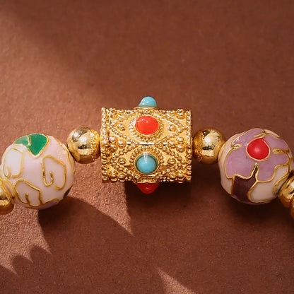 Forbidden City Cloisonné Ceramic Bracelet