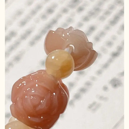 Peach Blossom Koi Bodhi Bracelet