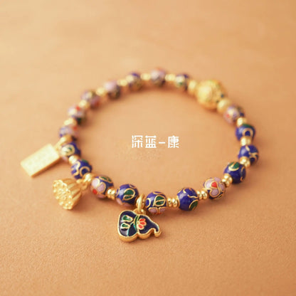 Forbidden City Cloisonné Ceramic Bracelet
