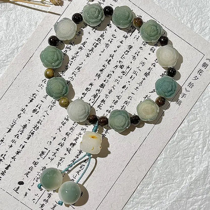 Peach Blossom Koi Bodhi Bracelet