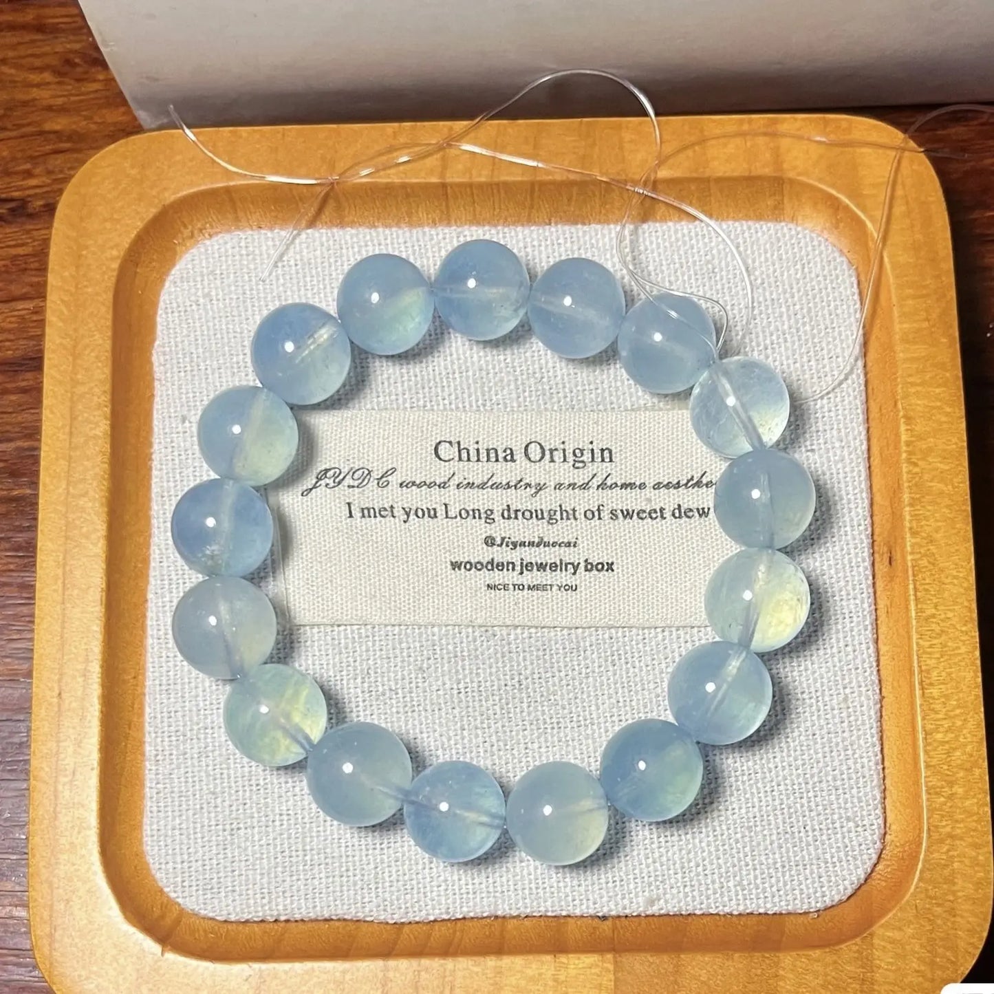Aquamarine bracelet