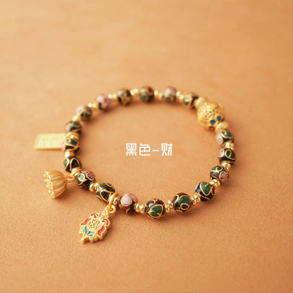 Forbidden City Cloisonné Ceramic Bracelet