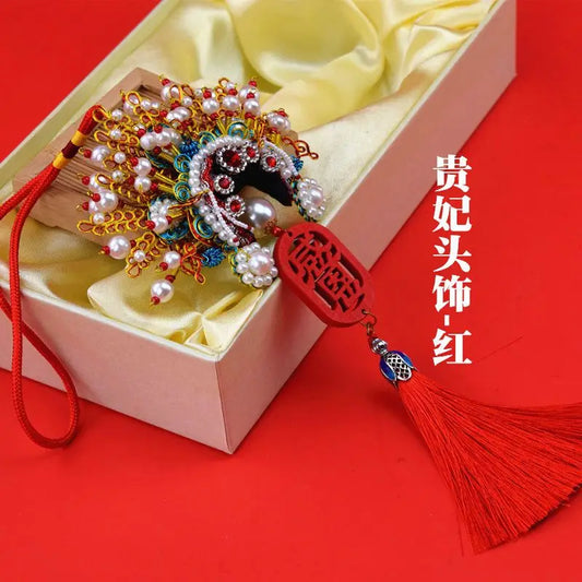 Beijing opera headdresses and traditional handicrafts