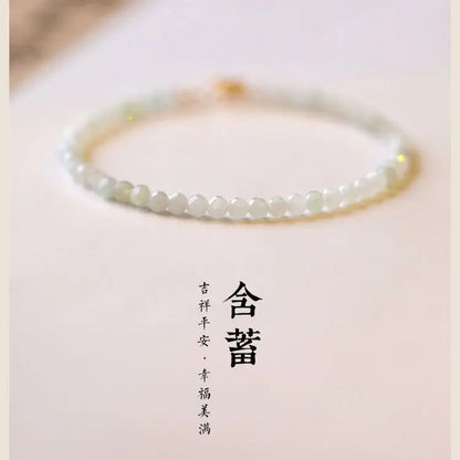 Jade Women's Extra Thin Bracelet