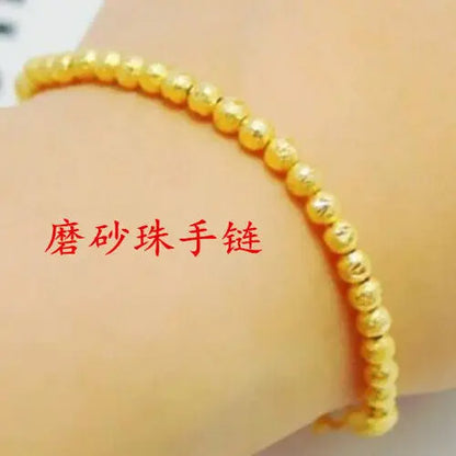 Gold women's bracelet