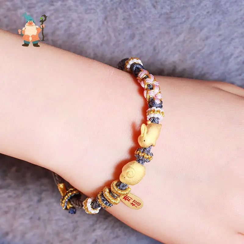 Chinese Zodiac Braided Bracelet - Attract Wealth and Luck