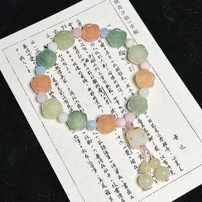 Peach Blossom Koi Bodhi Bracelet